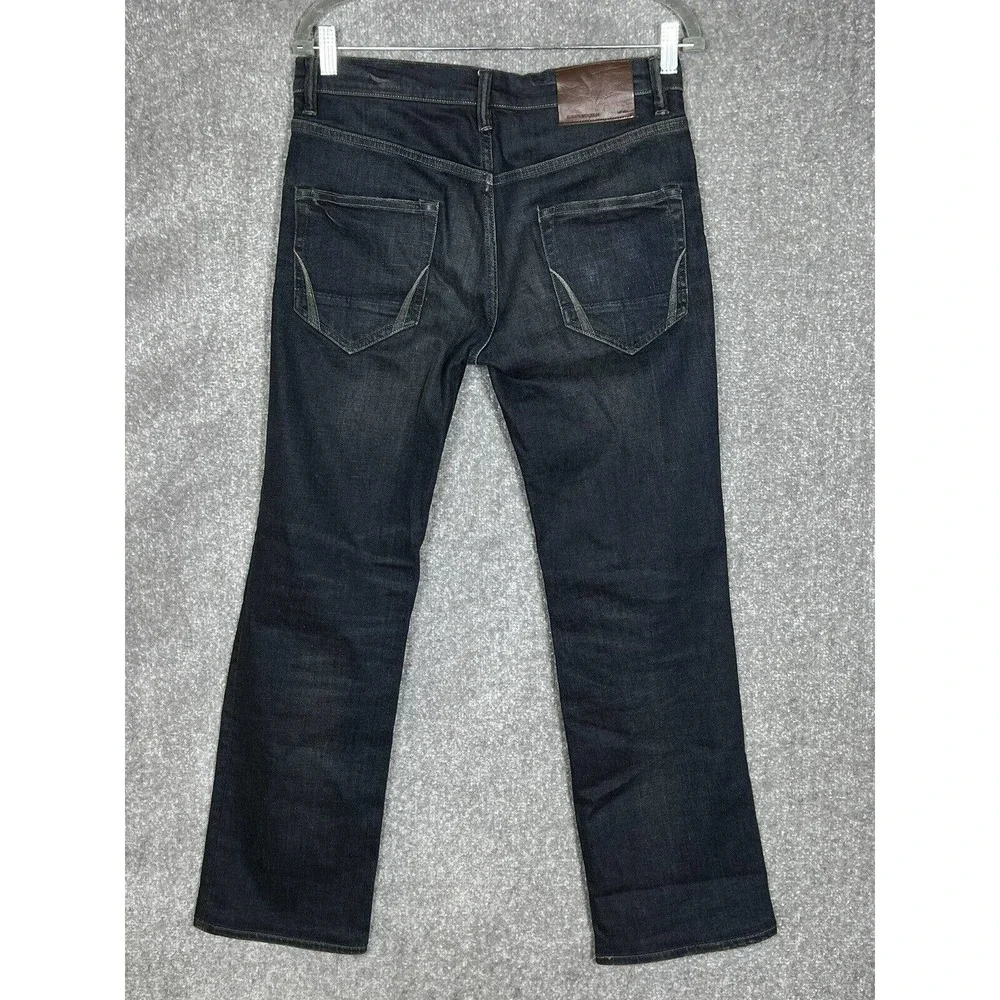 AllSaints Spitalfields Straight‎ Leg Jeans Mens Size 30x30 Button Fly Dingy Blue